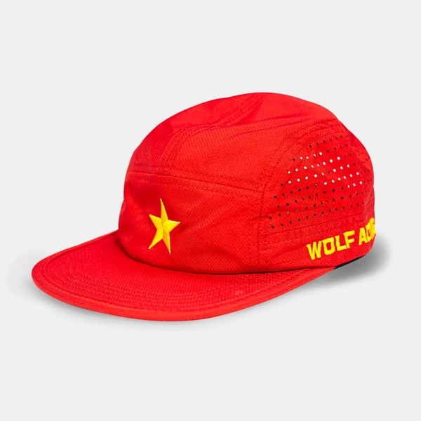 Nón Chạy Bộ Cờ Đỏ Sao Vàng Wolf Active W178, Nón Thể Thao Nam Nữ Nhẹ, Nhanh Khô, Thoáng Khí