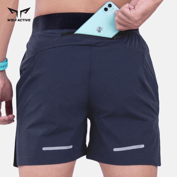 Quần Chạy Bộ Nam Essential Run W82, Quần Chạy Bộ Có Túi, Chất Vải Cao Cấp, Nhẹ, Thoáng Khí, Nhanh Khô