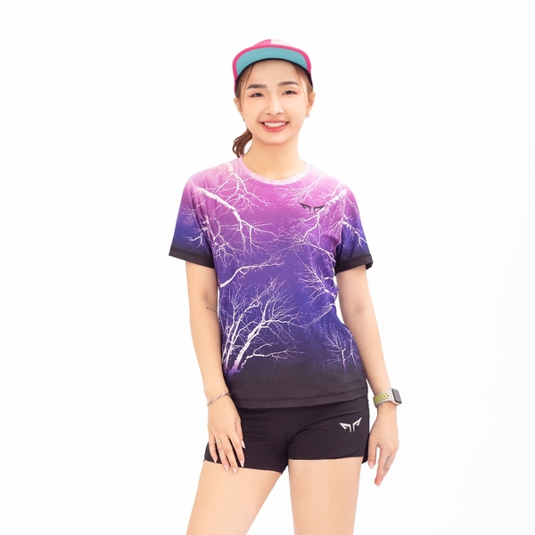 Áo Thun Chạy Bộ Nữ Wolf Active Winter Light W141, Chất Vải Wolf Active Nhẹ, Nhanh Khô, Tôn Dáng