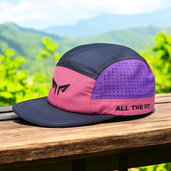 Nón Chạy Bộ Unisex Wolf Active Original 172F, Phối Màu (Tím, Hồng, Xanh navy)