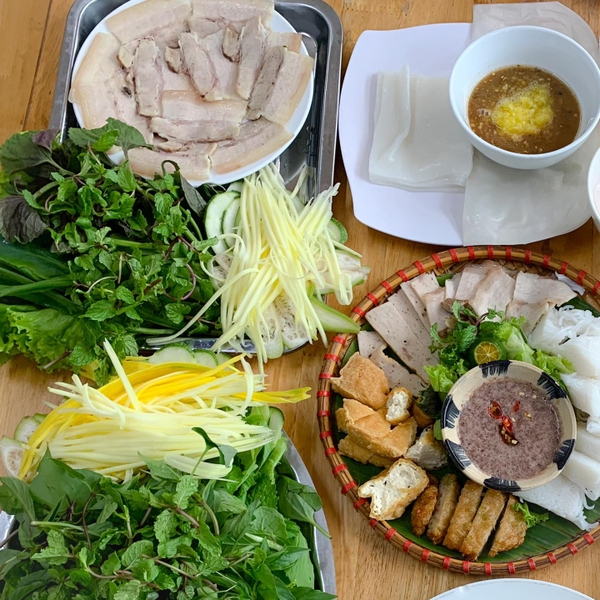 Danh sách bánh tráng cuốn thịt heo Đà Nẵng chuẩn vị