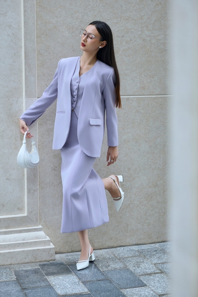 ÁO VEST KHÔNG CỔ