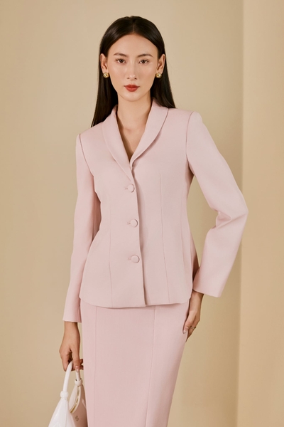 ÁO VEST CỔ SAM EO