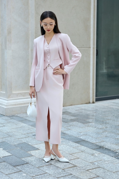 ÁO VEST KHÔNG CỔ