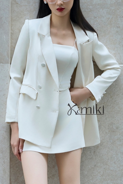 SILK SUIT - SET VEST 3 MÓN