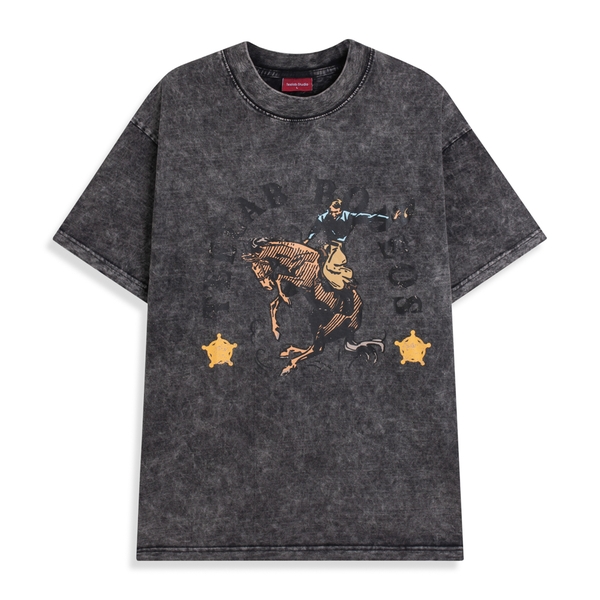 Áo Thun Wash Local Brand Unisex Teelab Rodeos Tshirt TS325