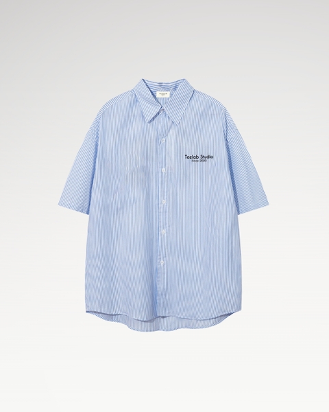 Áo Sơ Mi Ngắn Tay Teelab Local Brand Unisex Studio Oxford Shirt SS052