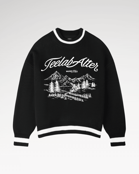 [Tặng Gấu] [Tặng Túi] Áo Sweater Dệt Len Knit Merino Teelab Switzerland Local Brand World Tour Semi-Boxy Unisex HD131