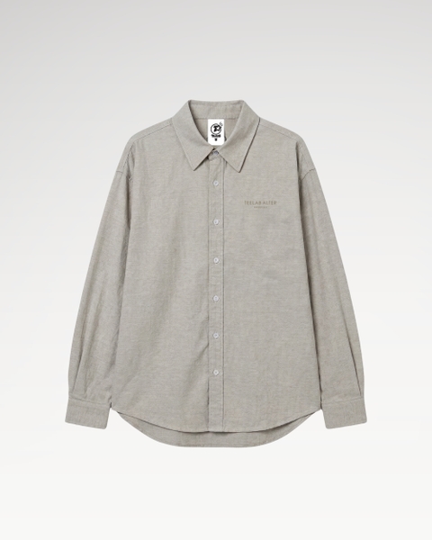 Áo Sơ Mi Teelab Alter Oversize Oxford Dài Tay In Essentials Shirt Unisex SS092