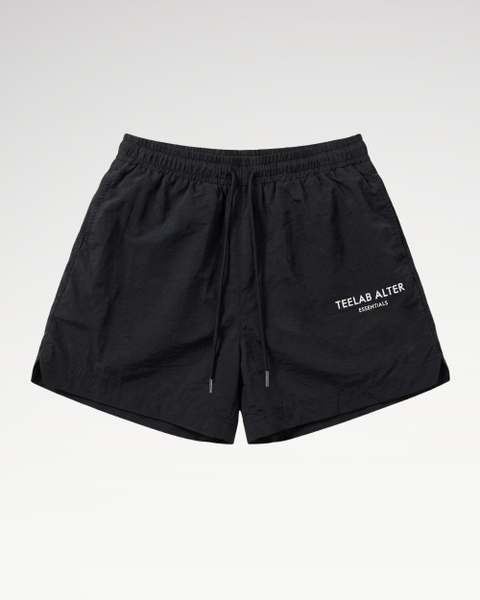 Quần Short Teelab Alter Oversize Gió Dù In Essentials Unisex SH006