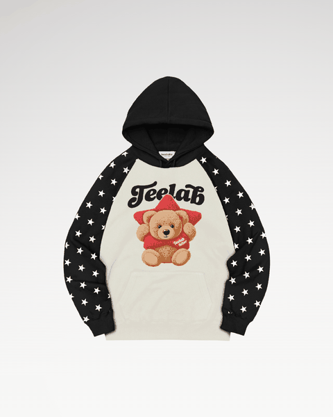[Tặng Gấu] [Tặng Túi] Áo Hoodie Teelab Alter Semi-boxy Nỉ bông In Lụa –  Teddy Star Collection Unisex HD133