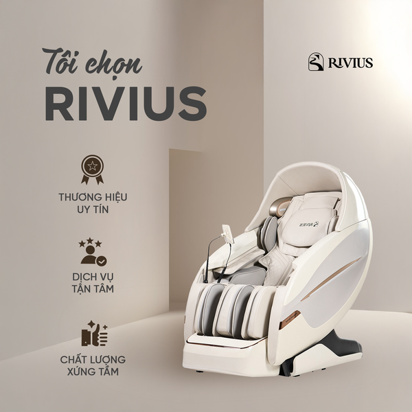 Rivius Auralis – Ghế Massage 4D Art Motion: Trải Nghiệm Cá Nhân Hóa Hoàn Hảo