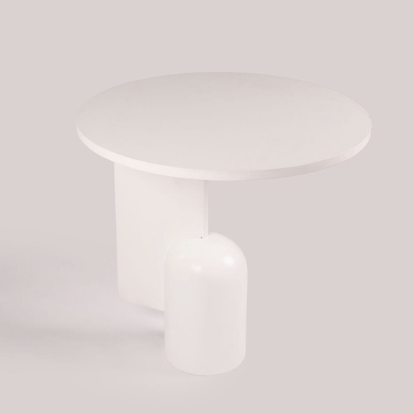 Rivius Alblune – Bàn Gỗ Trắng Phong Cách Nghệ Thuật