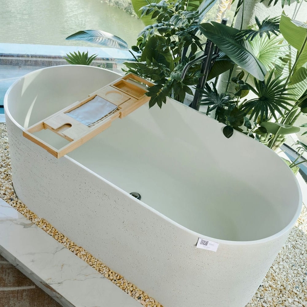 Rivius Saren - Bồn Tắm Đá Mài Phong Cách Bắc Âu Tối Giản