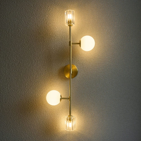 Rivius Dualite – Đèn Tường Hai Chụp Tương Phản