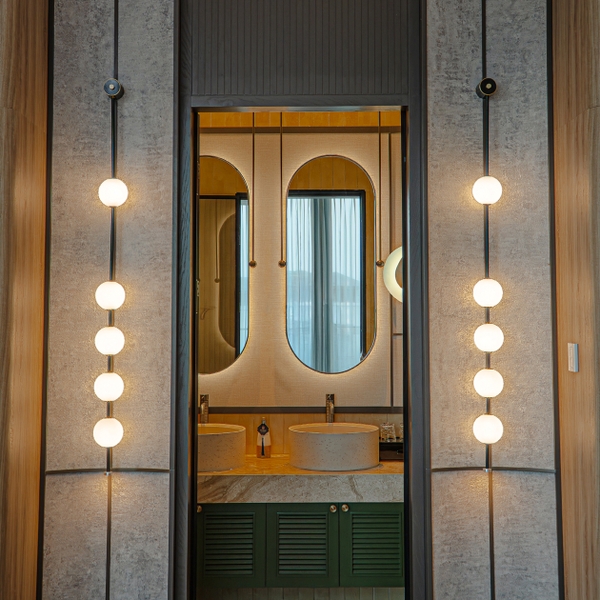 Rivius Orbelle - Đèn Gắn Tường Hình Xiên Kẹo Phong Cách Bắc Âu