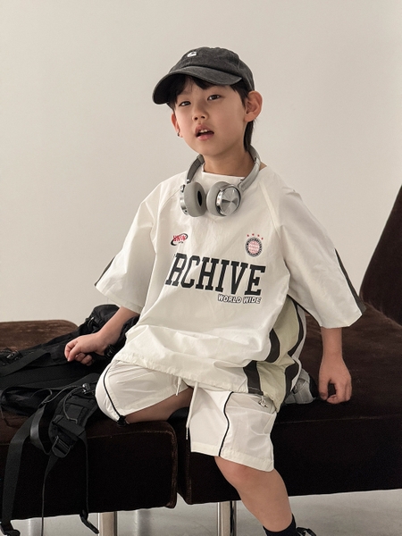 SET Ngắn Dù Trắng ABC