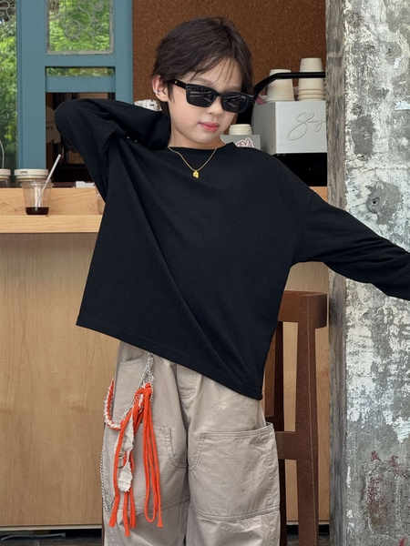 Áo Dài Đen Trơn PL