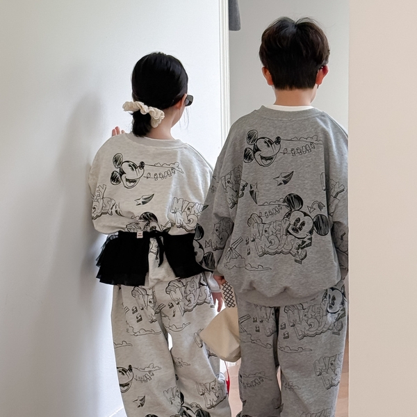 Set Dài Xám Nhạt Mkey KM