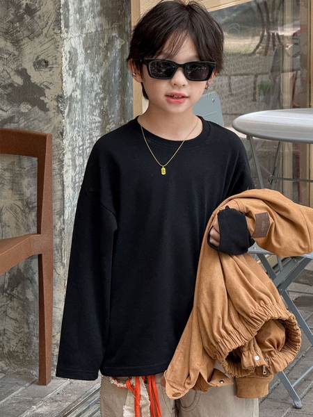 Áo Dài Đen Trơn PL