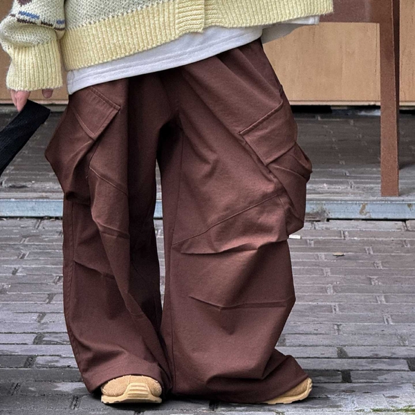 QD Kaki Nâu Túi Hông PL