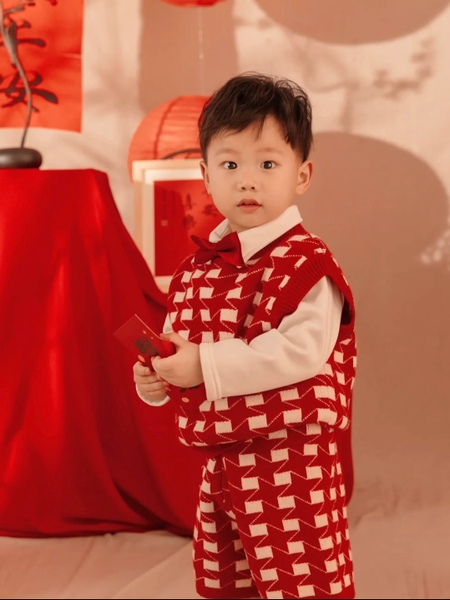 Set Len Ngắn Caro Trắng Đỏ MQ