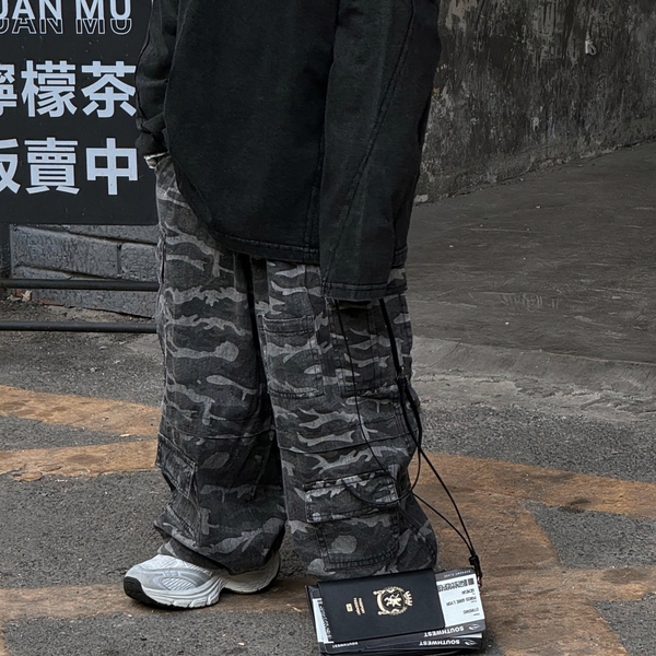 Quần Jean Dài Xám Lính FS