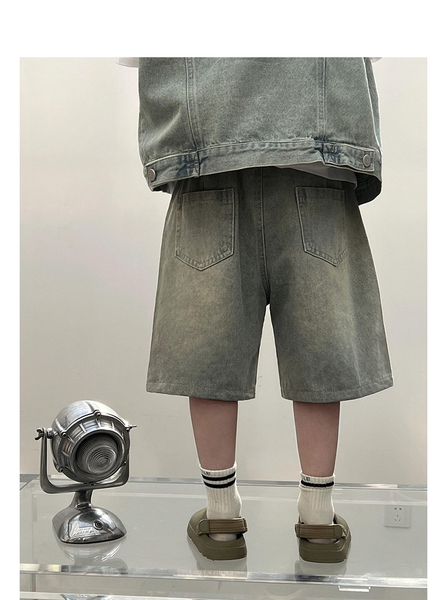 Quần Ngắn Jean 2 Túi Trước SN
