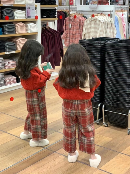 Áo Dài Len Thừng Đỏ JC