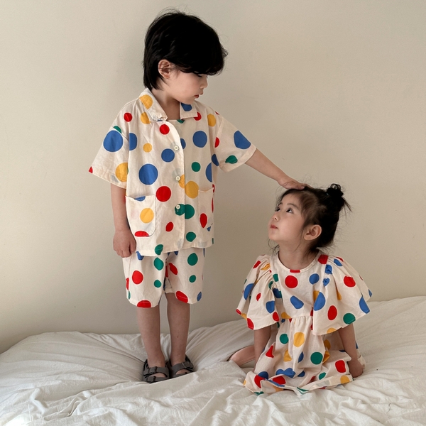 Set Chấm Bi Màu