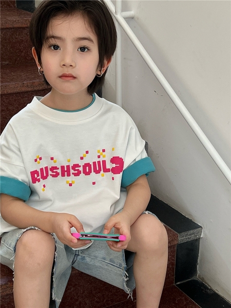 Quần ngắn Jean Tuarua Lai Chấm Xanh SN
