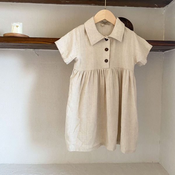 Váy Linen Kem CCU