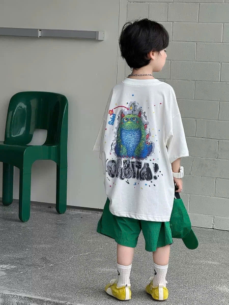 SN Áo Trắng Quái Vật+Quần Xanh FS