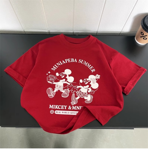 Áo Ngắn Đỏ Mickey SN