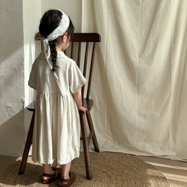 Váy Linen Kem CCU