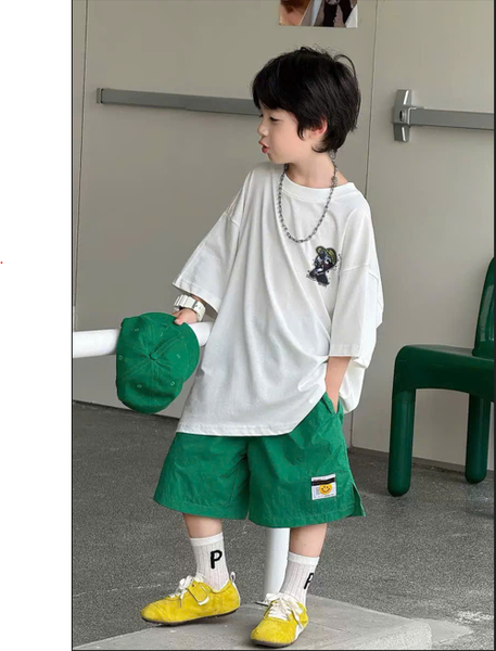 SN Áo Trắng Quái Vật+Quần Xanh FS
