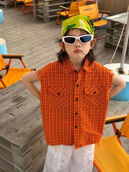 QD Dù Trắng Sọc Giữa PL