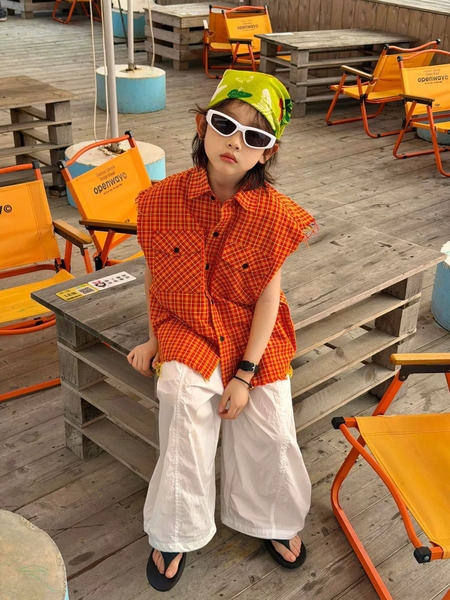 QD Dù Trắng Sọc Giữa PL