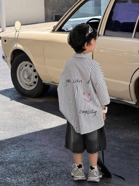 Sơ Mi Sọc Đen Cavat FS