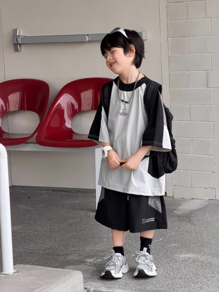 SN Thể Thao Gió Xám Phối Đen FS