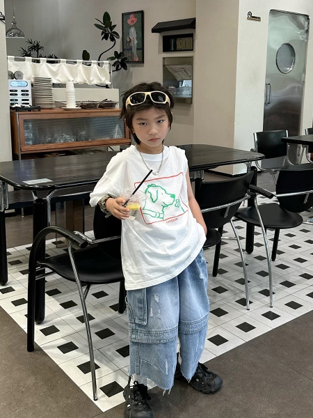 QN Jean Xanh Đắp Gối Ly