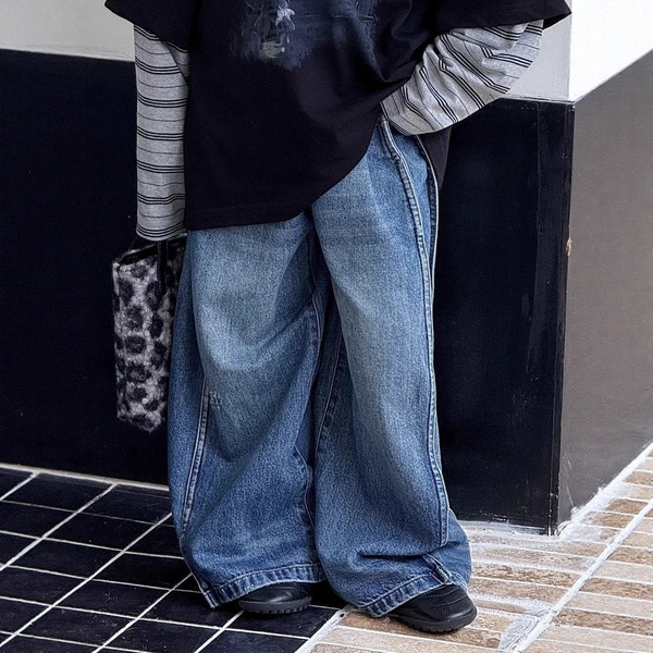 QD Jean Xanh Ghép Hông AY