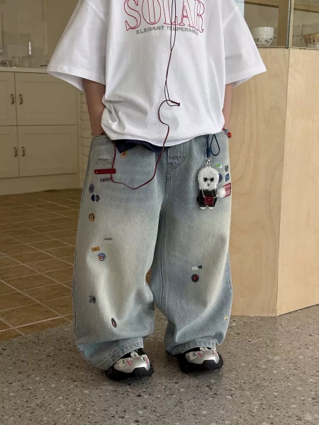 QD Jean Xanh Sticker AM