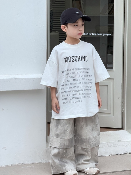 Quần Dài Xám Loang Rách PL