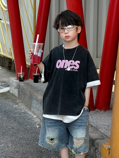 Áo Ngắn Ones Đen AM