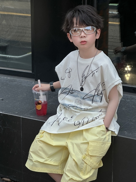 Quần Ngắn Dù TH Vàng AM