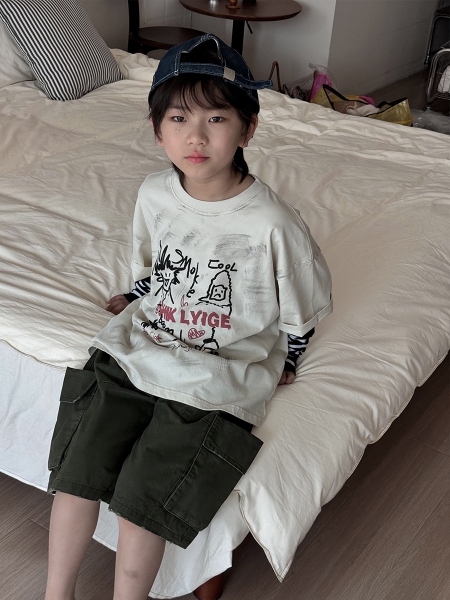Áo Ngắn Sơn Kem LY