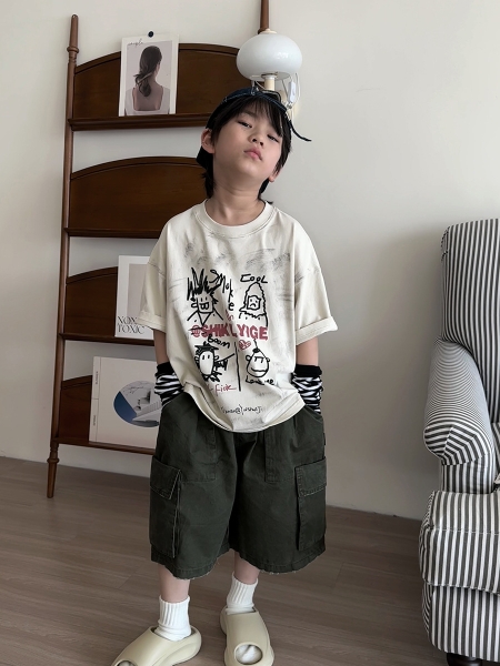 Áo Ngắn Sơn Kem LY
