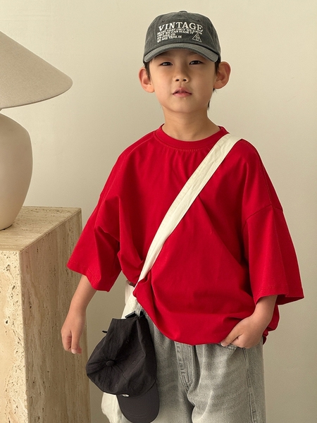 Áo Ngắn Đỏ Hình Lưng SX