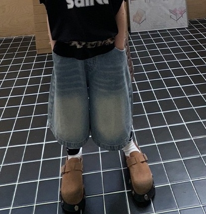 Quần Ngắn Jean WAX Xanh LY